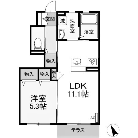 ルミエール  間取り図