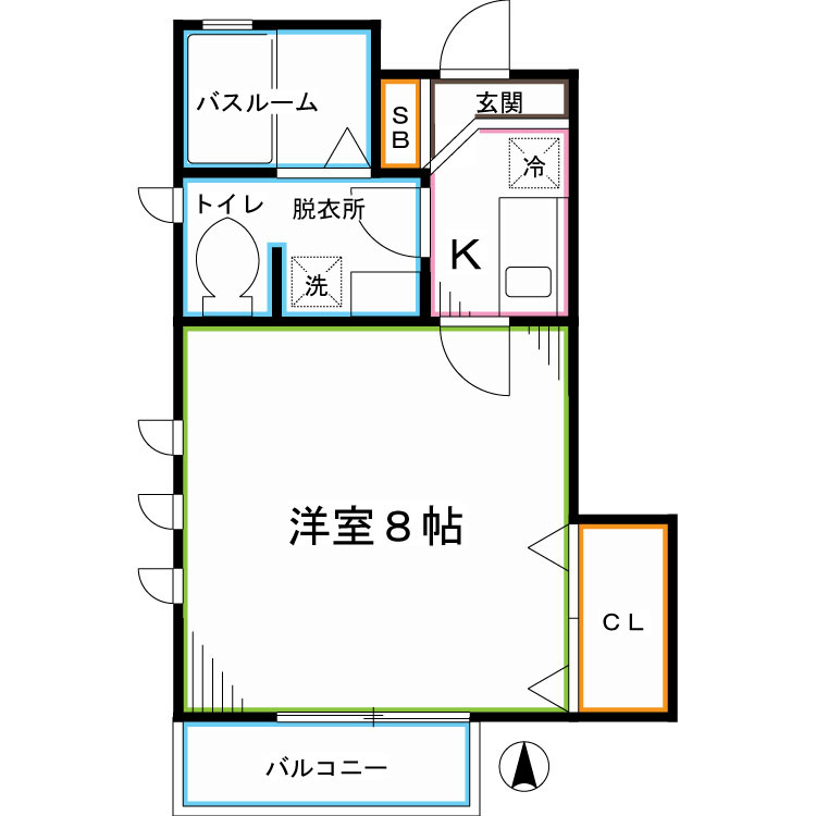 コージー国立 間取り