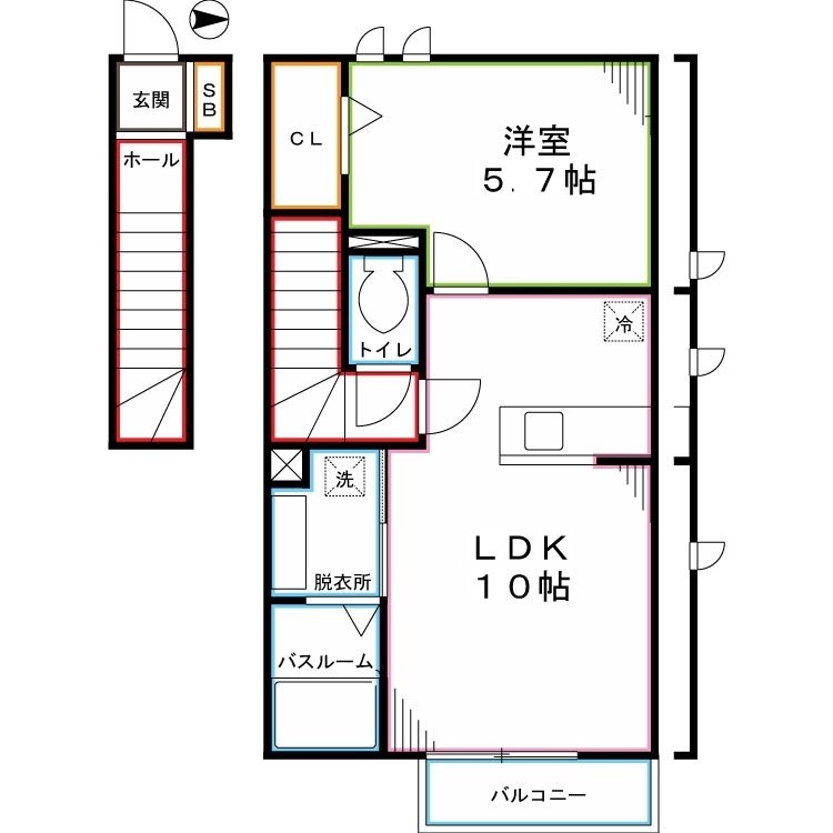 ルナマリア国立B 間取り