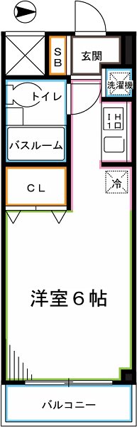 第62クリスタルマンション 間取り図