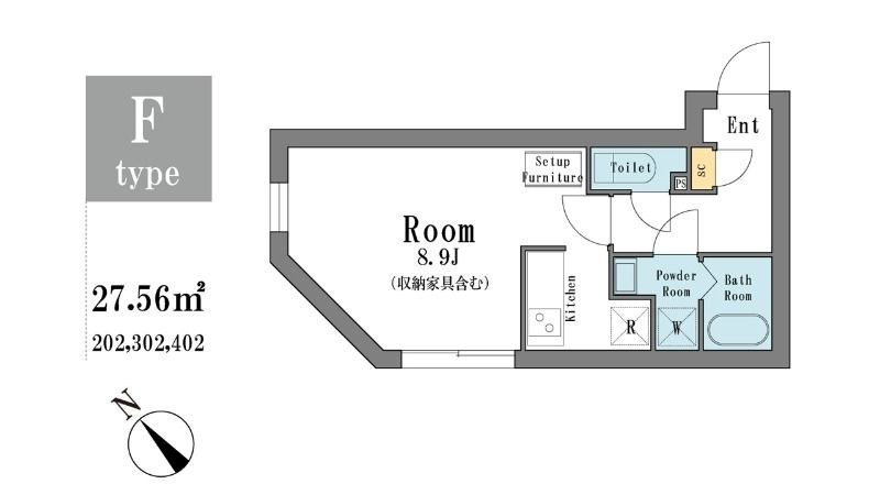 LEGALAND荻窪ANNEX 間取り