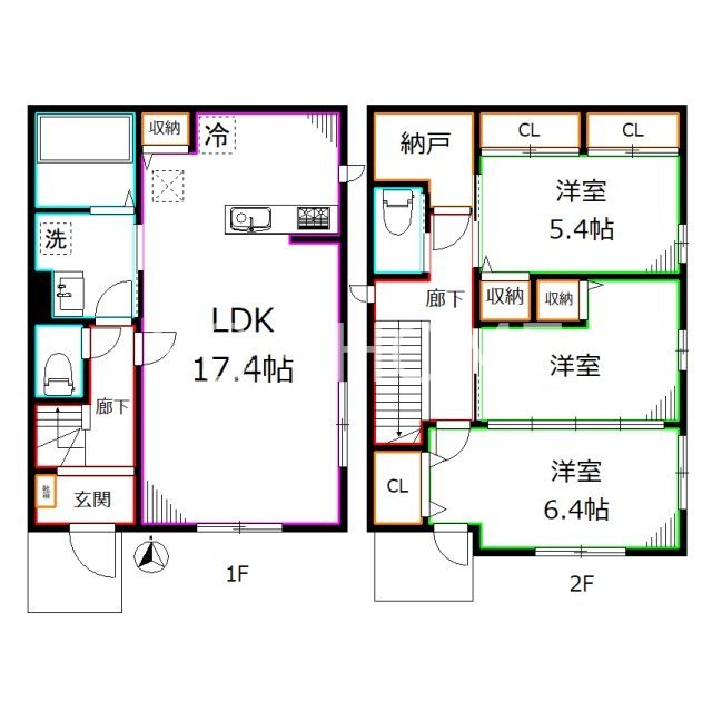 光町2丁目戸建   間取り
