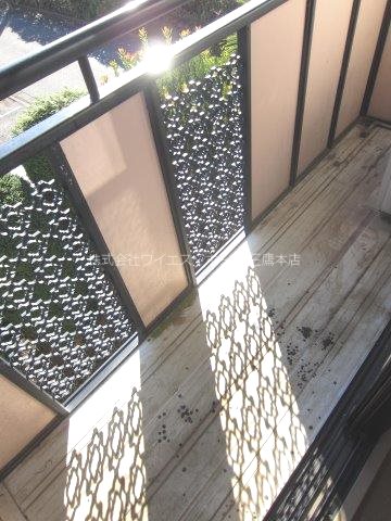 サイプレスタウンC棟 ベランダ
