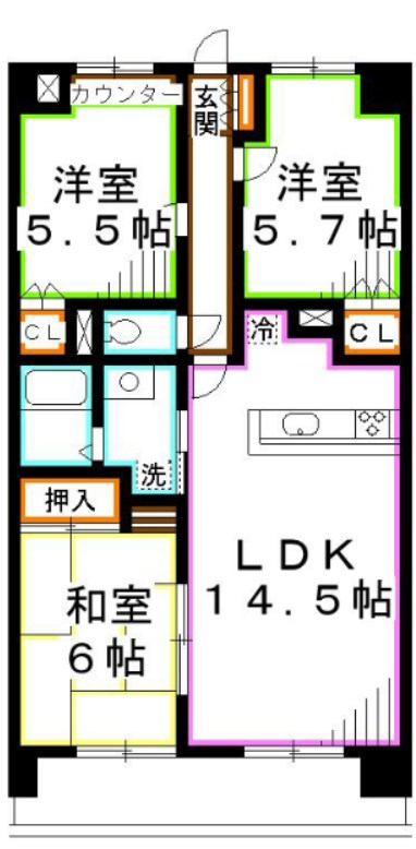 グランディフォーラ 間取り