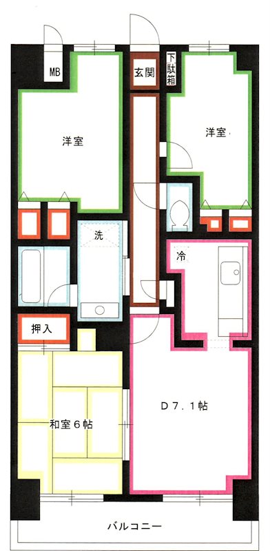 パークコート小金井 間取り