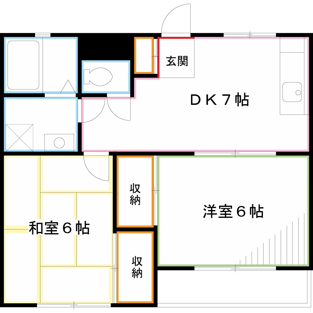 モンシャトー小金井成和 間取り
