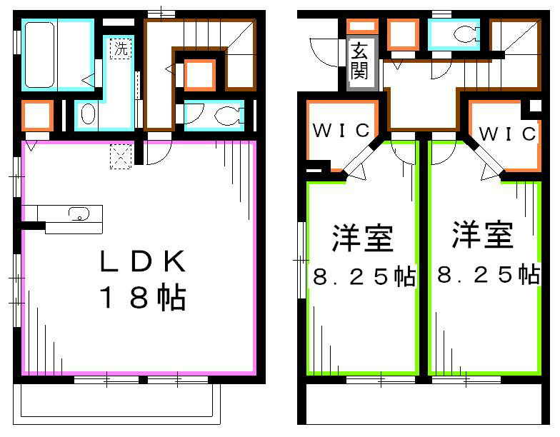 ＫドルフⅡ 間取り