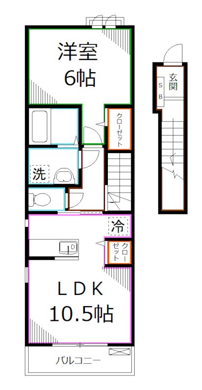 スター　シエル  間取り