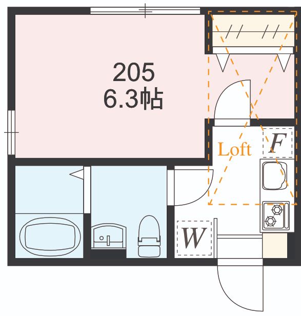 アザーレ・キュリオス国立 間取り