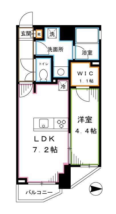 ラティエラ中野 間取り
