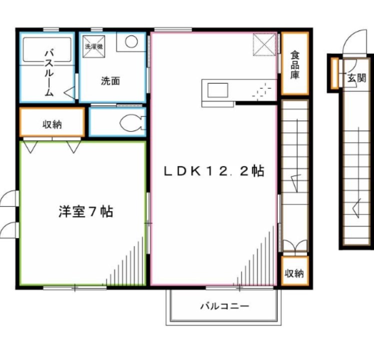 ウッディ宮前 間取り