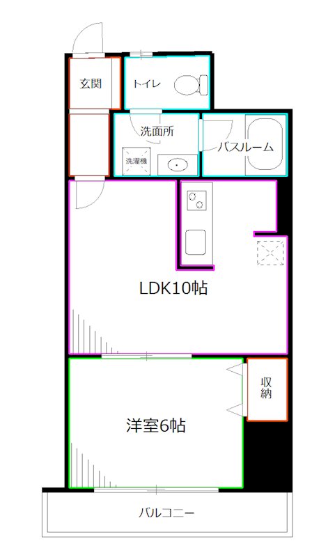 ローズガーデン 間取り図