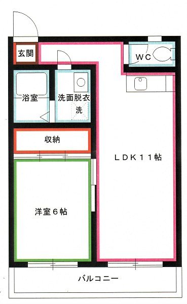 レジデンスさとう  間取り