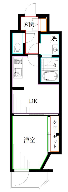 ＰＲＥＭＩＵＭ　ＣＵＢＥ　西荻窪＃ｍｏ   間取り