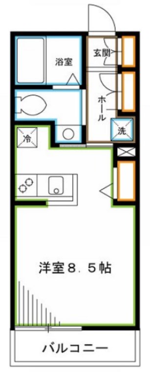 ドミール中野  間取り