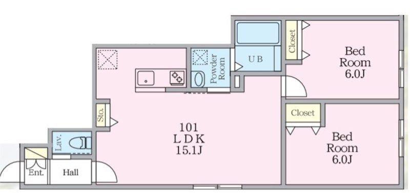 ミハス中野Ⅱ 間取り