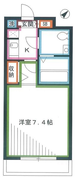 プレール・ドゥーク　三鷹　　 間取り