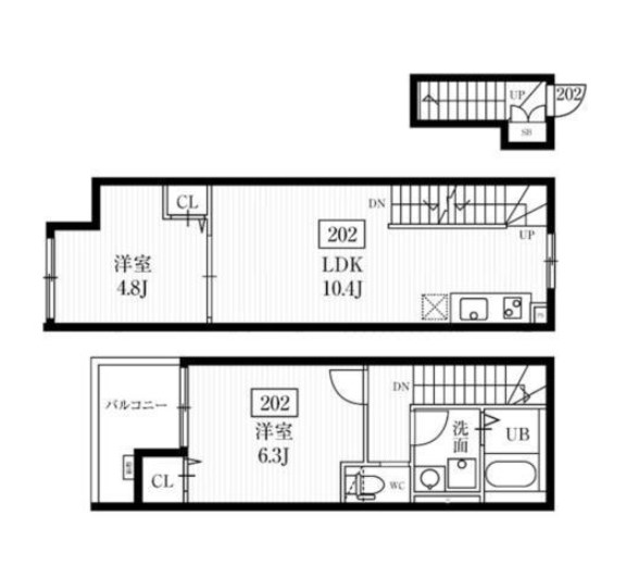 ミハス久我山 間取り
