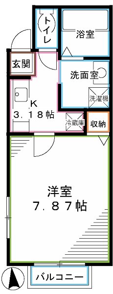 クレール国分寺 間取り