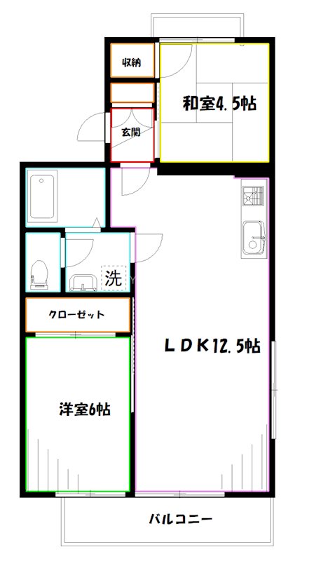 フォーレストヒルズⅠ 間取り