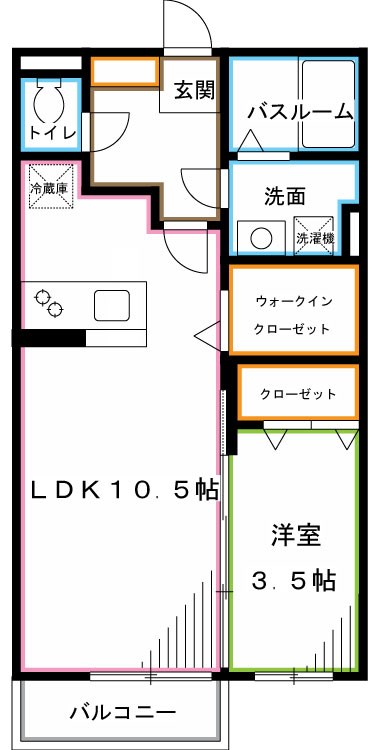 アムール上井草K 間取り