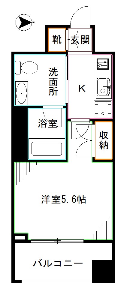 ラクラス新中野 間取り