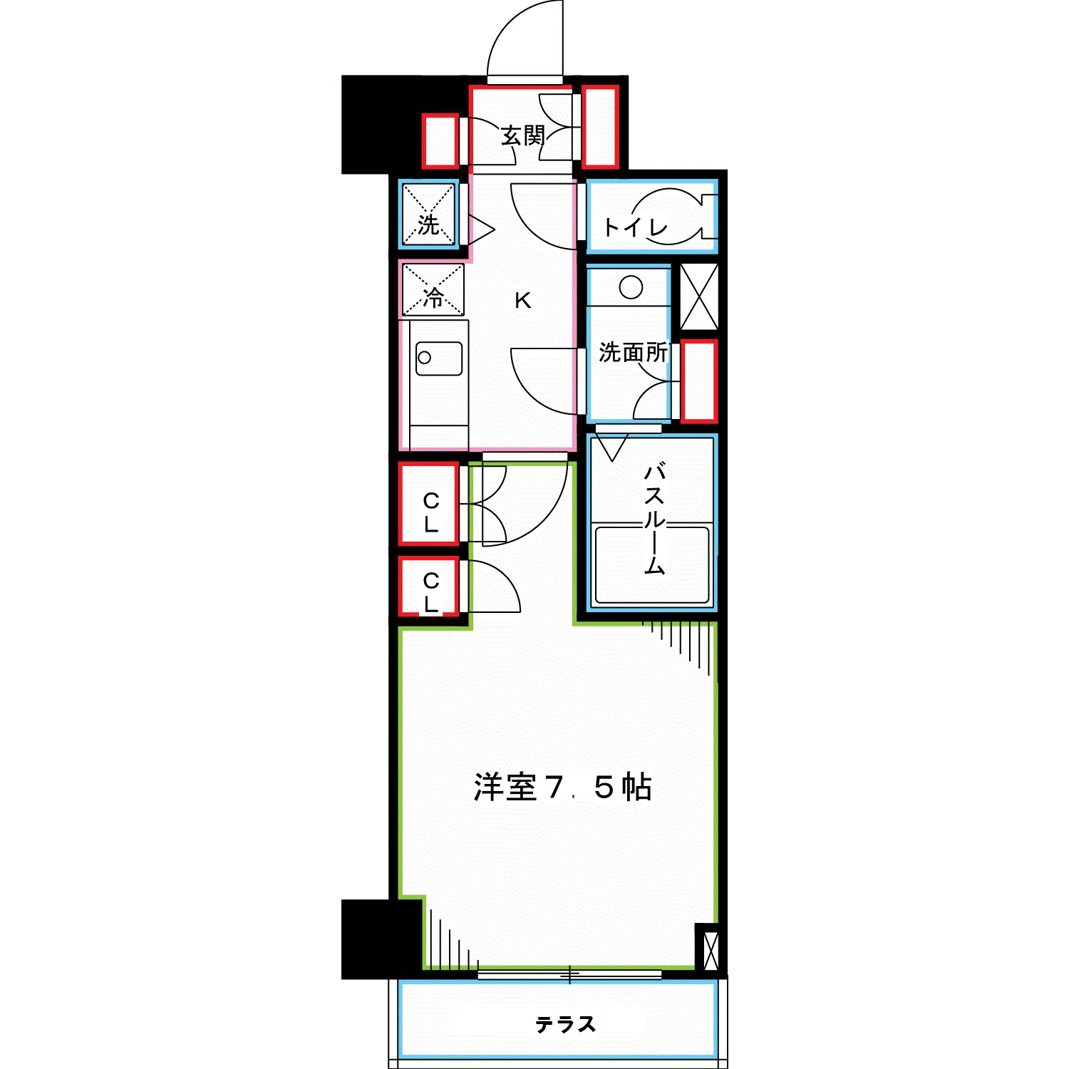 ザ・パークハビオ高円寺 間取り