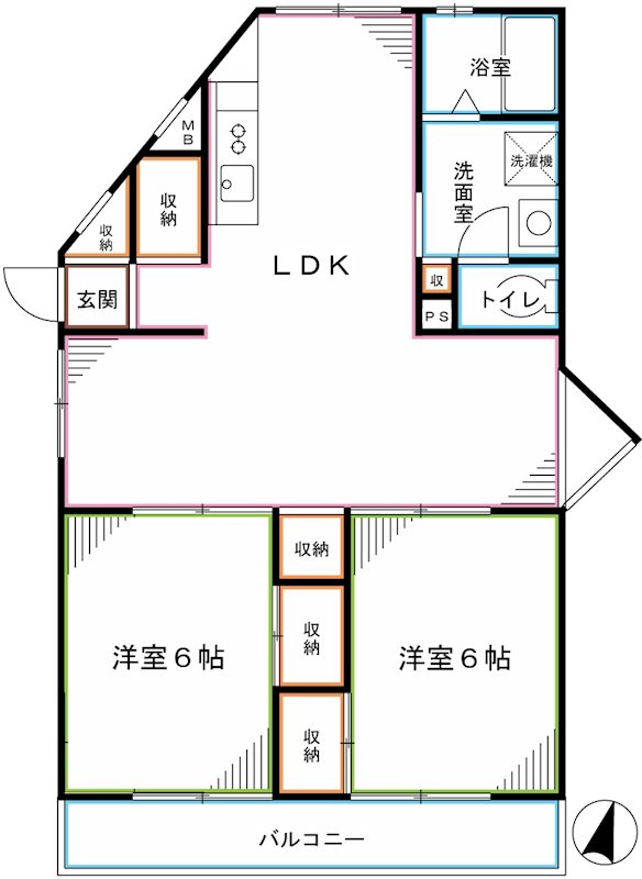 アバンフォルム西国分寺 間取り