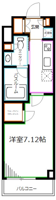 コンフォリア西荻窪  間取り