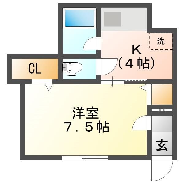 コーポお鷹の道 間取り