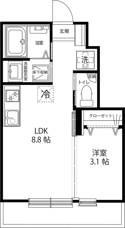 Casa Simpatia 小金井 間取り