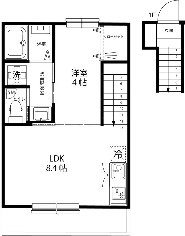 Casa Simpatia Koganei 間取り