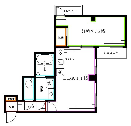 壱番館安藤  間取り