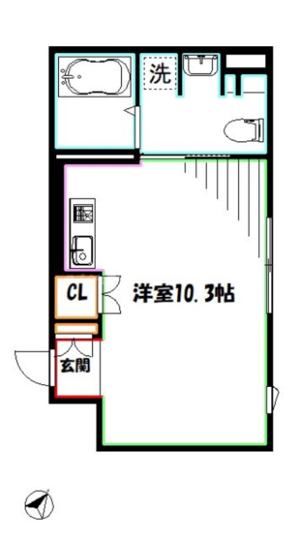 アーバンキューブ三鷹 間取り