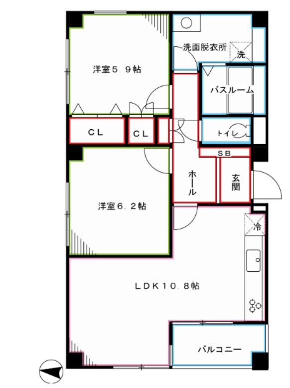 フレール上井草 間取り
