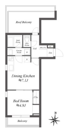 LOTUS阿佐ヶ谷（ロータス）  間取り