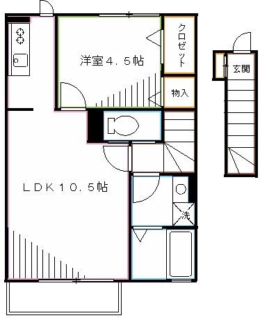 メゾン・ド・シャテーヌ 間取り