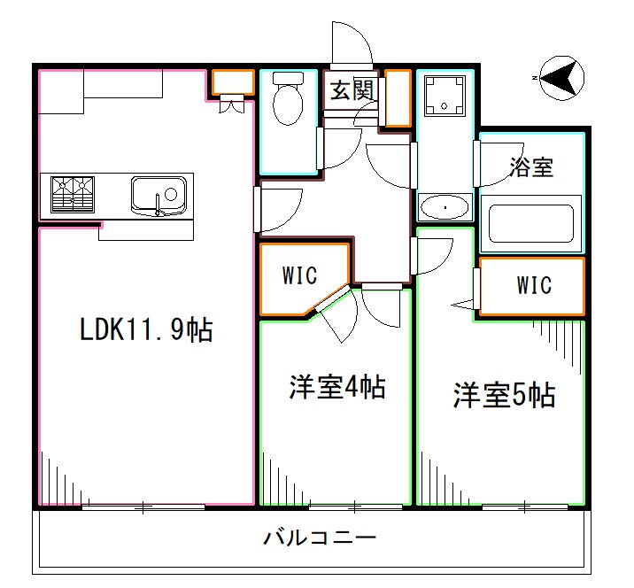 フレンシア下井草 間取り