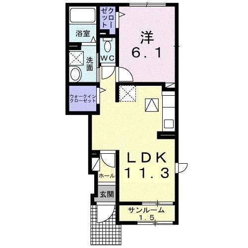 ＠HOME　吉祥寺通り 間取り