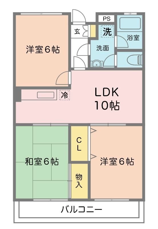 エクレール烏山 間取り