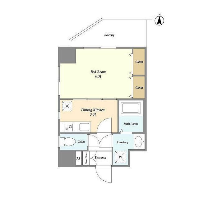 シェル中野弥生町 間取り