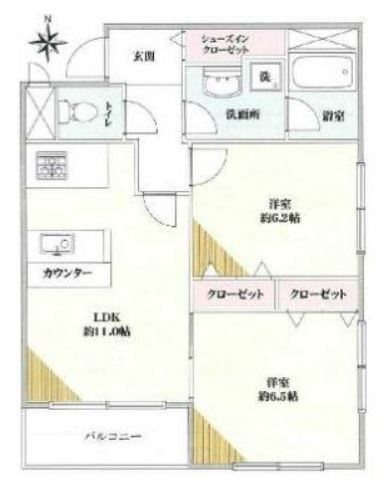 サニーサイド吉祥寺　 間取り