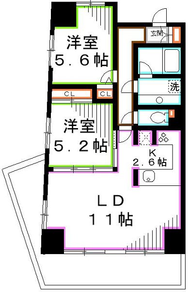 ウィスタ高井戸 間取り