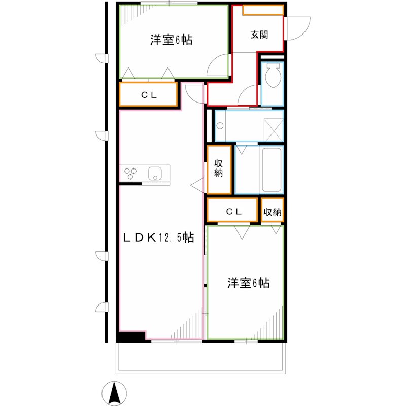 ファームサイドヒル　キタノ 間取り