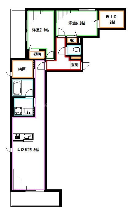 八雲むさしの館 間取り