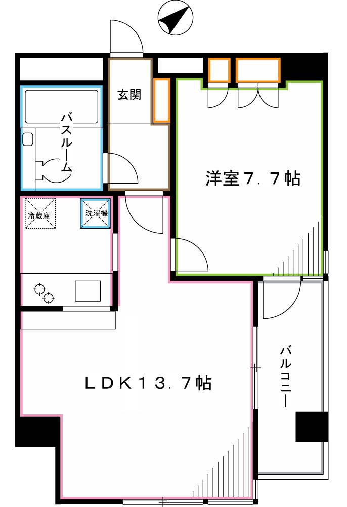 アベニュー阿佐ヶ谷  間取り