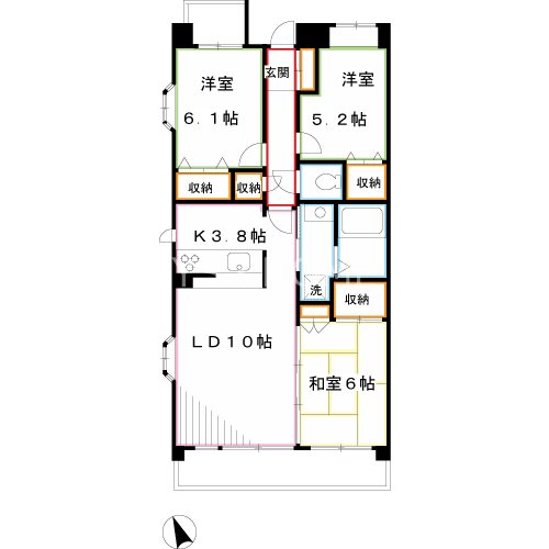 サンストリーム 間取り