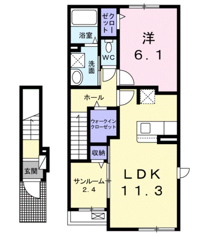 ＠HOME吉祥寺通り  間取り