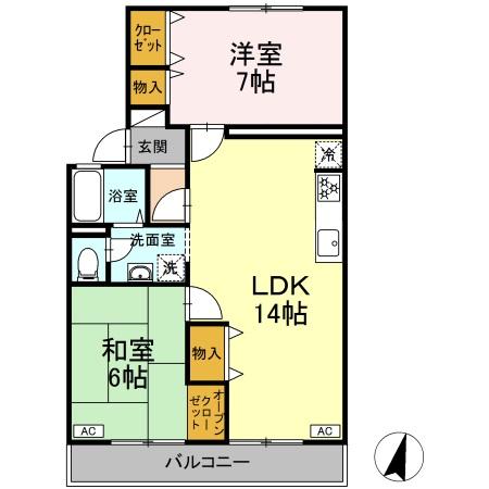 アメニティハウス高木 間取り