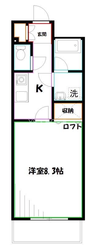 ハイツけやき七番館  間取り